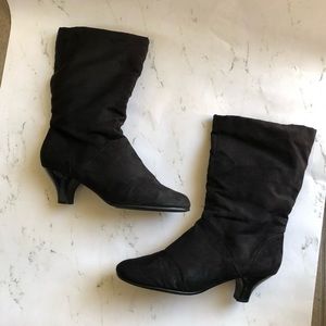 Black Booties Black Boots Aerosoles Kitten Heels